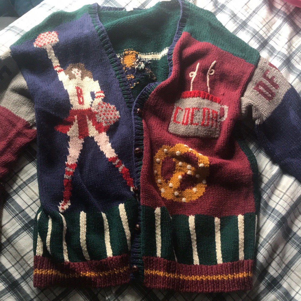 Football Friday night cardigan